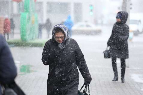 Снег ожидается в центре, севере и востоке Казахстана